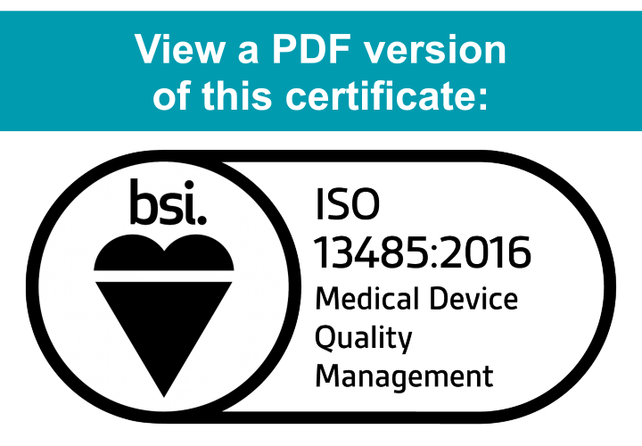 GSPK Designs BSI 13485 certificate in PDF format