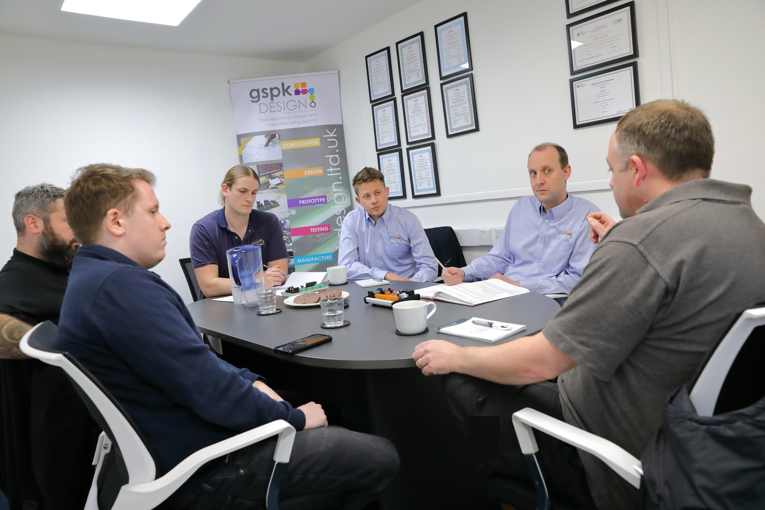 GSPK Design employees meeting with clients GSPK Design employees meeting with clients